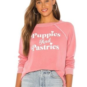 Wildfox Puppies & Pastries💕 Pink Sweatshirt